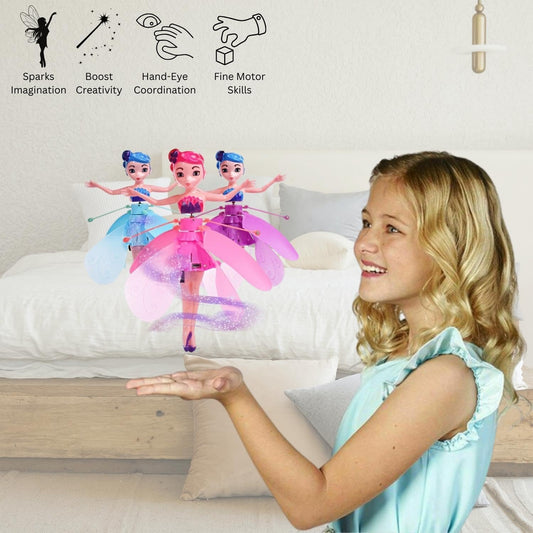 Flying Fairy Doll With Hand Sensor Control